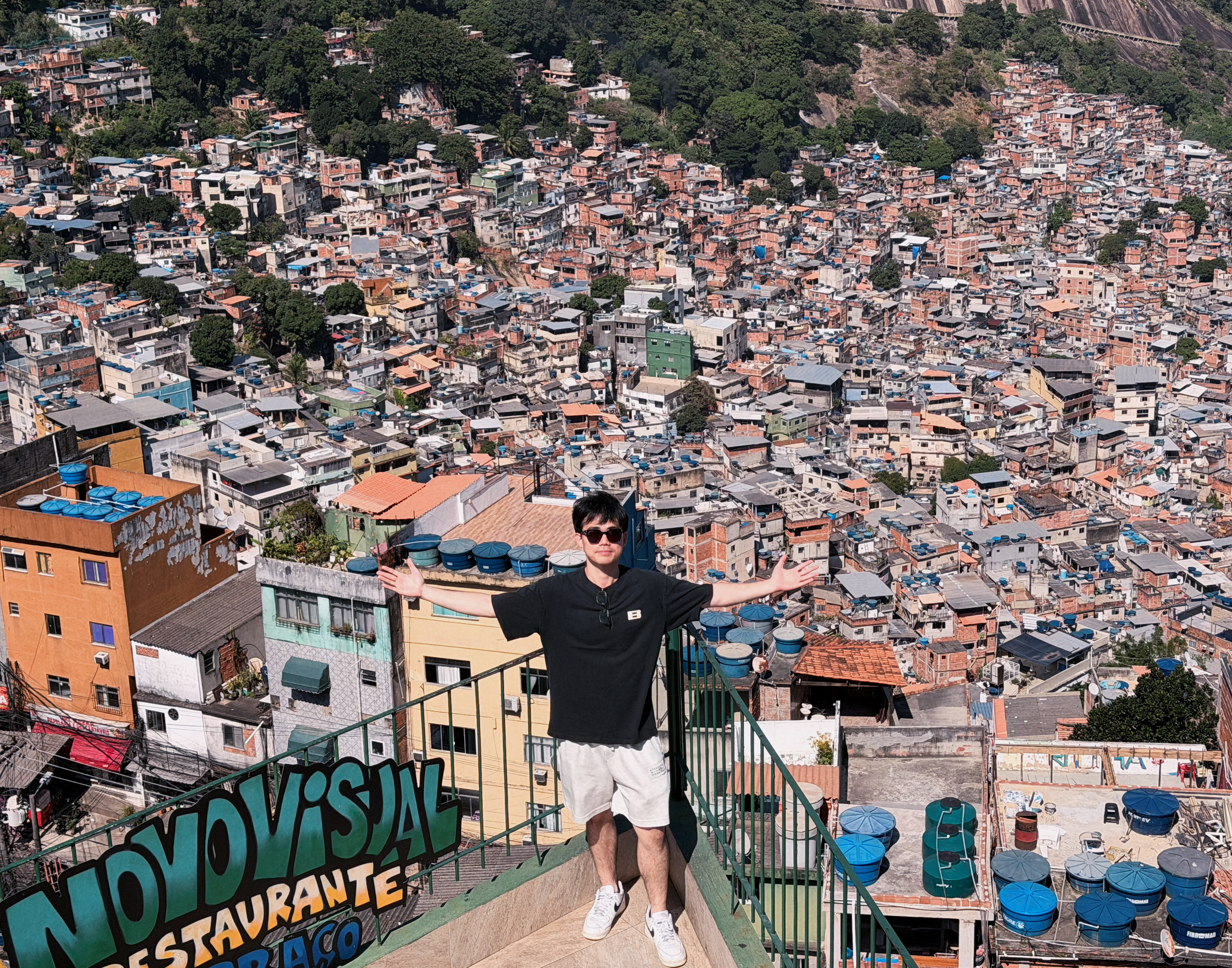 View over Rocinha favela in Rio